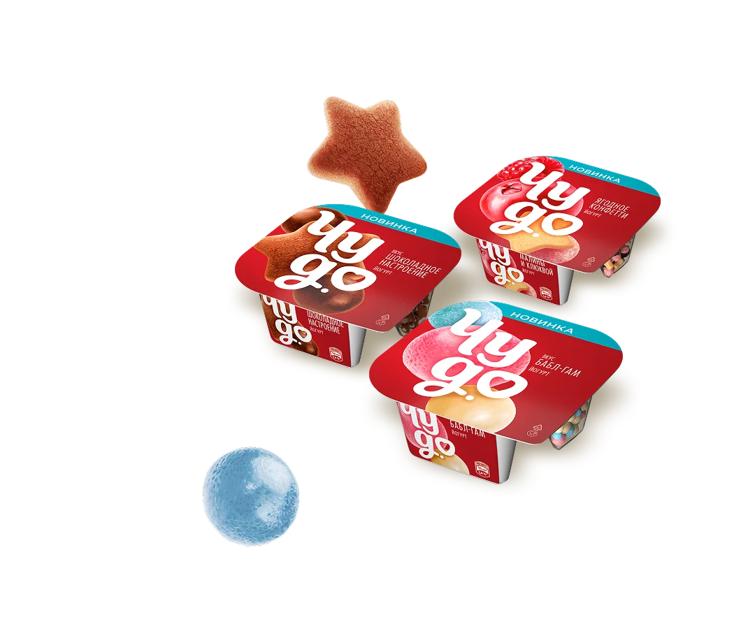 Йогурты Чудо с хрустящими насыпками и трендовыми вкусами