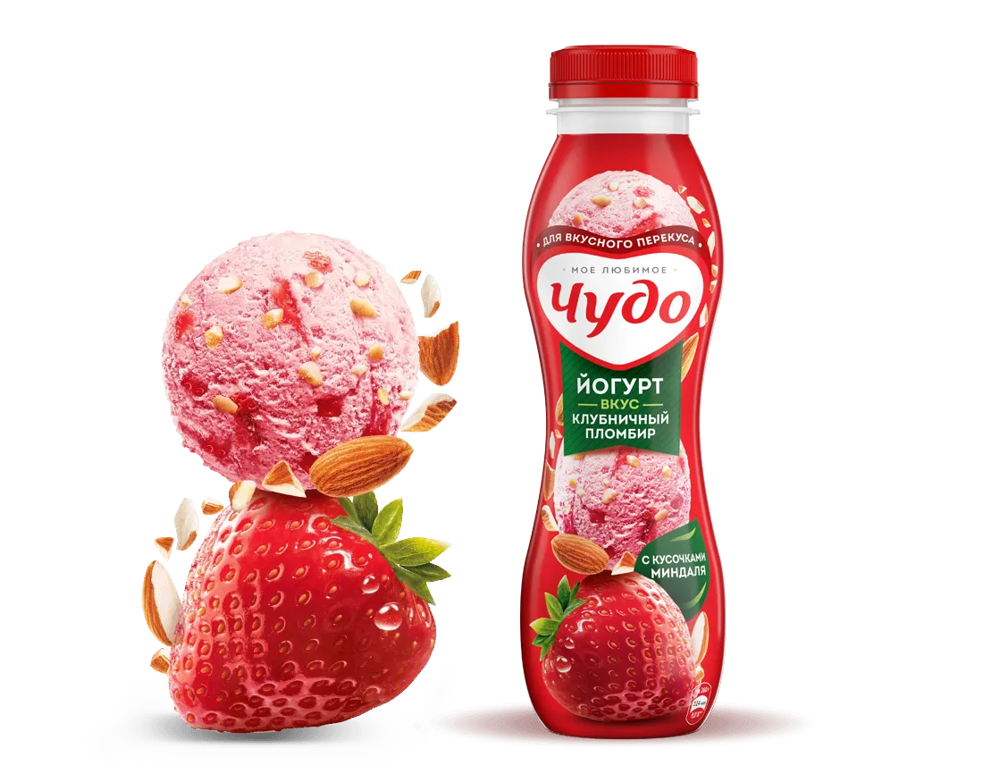 Чудо йогурт питьевой фото