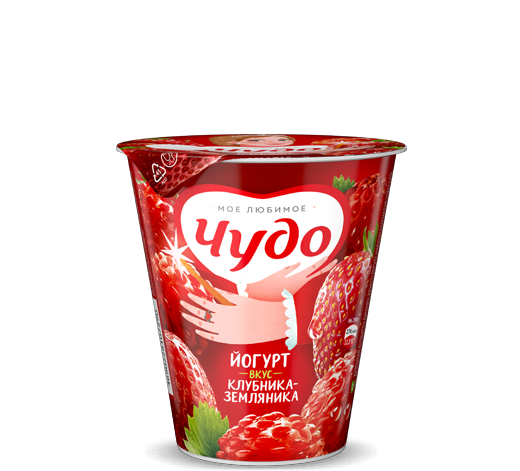 Густой йогурт ЧУДО Клубника-Земляника - купить на сайте