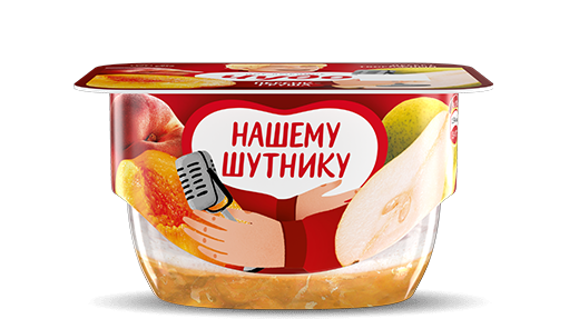 Воздушный творожок ЧУДО Персик-груша - купить на сайте