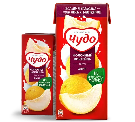 Молочный коктейль ЧУДО Дыня - купить на сайте