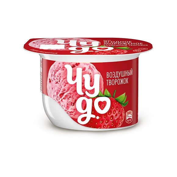 Творожный десерт ягодное мороженое